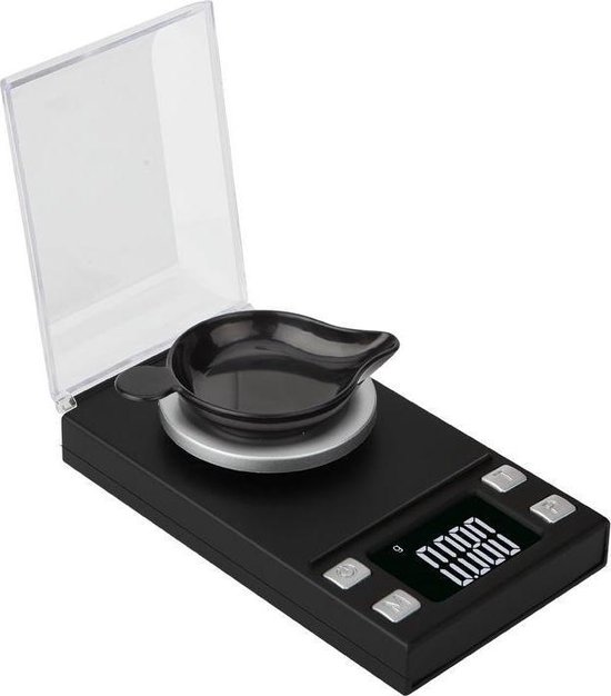 Trendfield Precisie Weegschaal 0,001g - 50 Gram - Kruiden - Juwelen - Medicijnen - Mini - 1mg Nauwkeurig