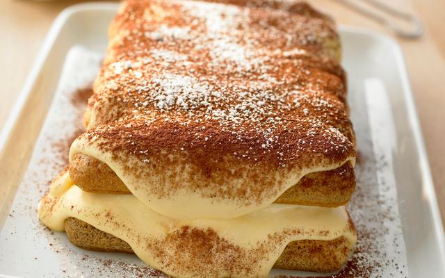 Tiramisu met koffie